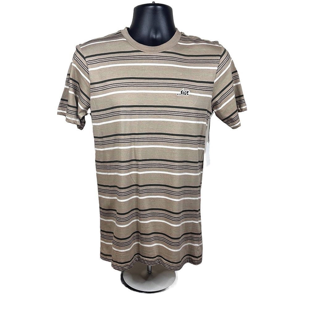 Lost Enterprises Men's Small Vintage‎ 90's Skater Shirt Striped Hypebeast Y2K